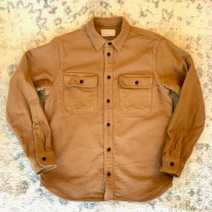 Everlane Heavyweight Overshirt: medium, color Toasted Coconut, New without tags.